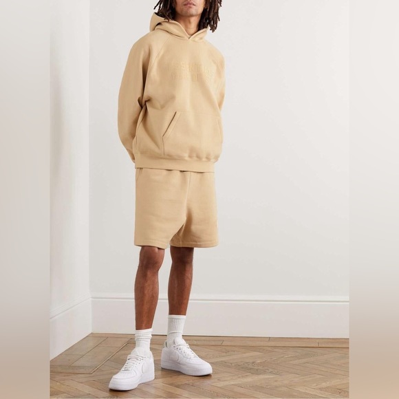 Fear of God essential hoodie in natural - Picture 3 of 5